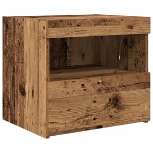 vidaXL Nočn&yacute; stol&iacute;k Star&eacute; drevo 50 x 40 x 45 cm Kompozitn&eacute; drevo