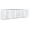 vidaXL Gabi&oacute;nov&yacute; k&ocirc;&scaron; s krytom 500x100x150 cm pozinkovan&eacute; železo