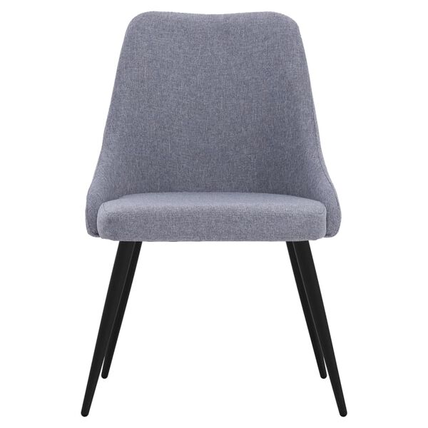 vidaXL Jed&aacute;lensk&eacute; stoličky 6 ks svetlosiv&eacute; l&aacute;tkov&eacute;