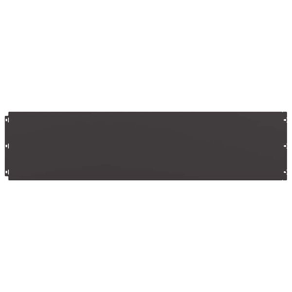 vidaXL Obruby tr&aacute;vnika 10 ks Čierna 35x103cm Oceľ valcovan&aacute; za studena