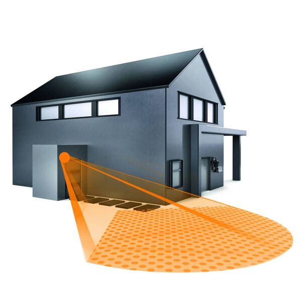 Biely infračerven&yacute; detektor pohybu Steinel IS 140-2