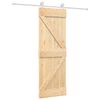 vidaXL Posuvn&eacute; dvere Pr&iacute;rodn&aacute; a biela 70 x 210 cm