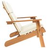 vidaXL Adirondack Záhradná lavička s vankúšmi 126 cm masívna akácia