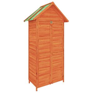 vidaXL Z&aacute;hradn&yacute; domček na n&aacute;radie hned&yacute; 89x52,5x175cm mas&iacute;vna borovica
