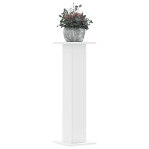 vidaXL Stojany na rastliny 2 ks biele 30x30x95 cm kompozitn&eacute; drevo