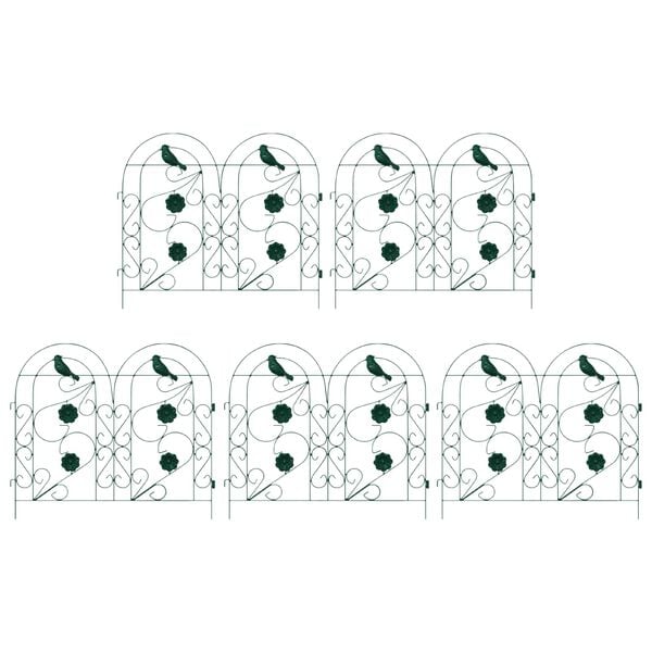 vidaXL Z&aacute;hradn&yacute; plot Trel&aacute;ž Zelen&aacute; 308,5 x 54,5 x 0,3 cm