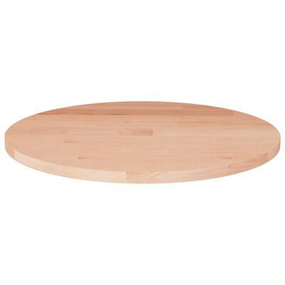 vidaXL Okrúhla stolová doska Ø30x1,5 cm neošetrený dubový masív
