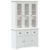 vidaXL Komoda BODO biela 115x43x200,5 cm borovicov&yacute; mas&iacute;v