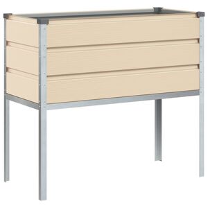 vidaXL Hrant&iacute;k Slonovinov&aacute; 100 x 45 x 90 cm Pozinkovan&aacute; oceľ