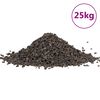 vidaXL Čadičov&yacute; &scaron;trk 25 kg čierny 5-8 mm