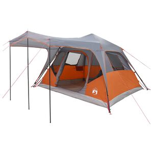 vidaXL Rodinn&yacute; stan so strechou &Scaron;ed&aacute; a oranžov&aacute; 305 x 275 x 190 cm