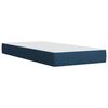 vidaXL Boxspring posteľ s matracom modr&aacute; 100x200 cm l&aacute;tka