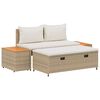 vidaXL Z&aacute;hradn&aacute; s&uacute;prava gaučov 4 -Seater 4 ks 55 x 30 x 39 cm