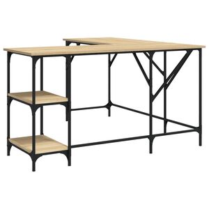 vidaXL St&ocirc;l dub sonoma 139x139x75 cm kompozitn&eacute; drevo