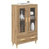 vidaXL Highboard Remeseln&yacute; dub 70 x 31 x 115 cm Kompozitn&eacute; drevo