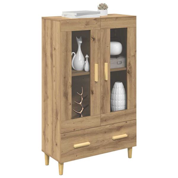 vidaXL Highboard Remeseln&yacute; dub 70 x 31 x 115 cm Kompozitn&eacute; drevo