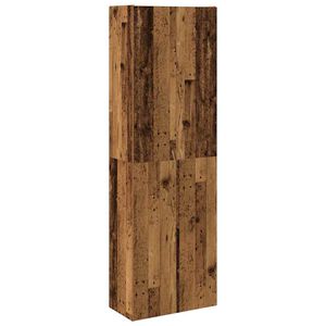 vidaXL Vysok&aacute; skrinka star&eacute; drevo 60x32x190 cm kompozitn&eacute; drevo