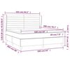 vidaXL Posteľn&yacute; r&aacute;m boxspring s matracom modr&yacute; 160x200 cm l&aacute;tka