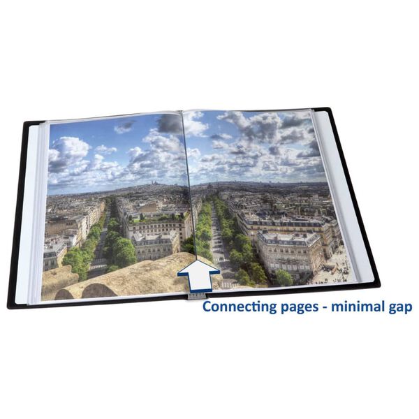 rillstab Prezentačn&aacute; kniha A4 50 vreciek čierna