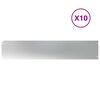 vidaXL Obruby tr&aacute;vnika 10 ks 20x103 cm Oceľ pozink