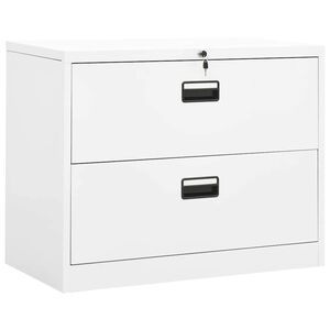 vidaXL Kartot&eacute;ka biela 90x46x72,5 cm oceľov&aacute;