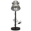 vidaXL Stolová lampa 25 W starožitná strieborná 17x17x60 cm E27