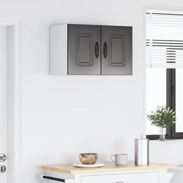 vidaXL Kuchynsk&aacute; skriňa Kalmar 2 pcs Čierna 30 x 31 x 40 cm