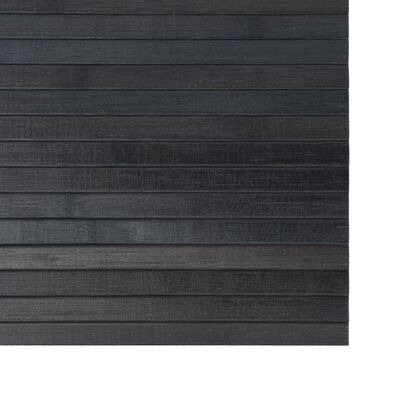 vidaXL Koberec obdĺžnikový sivý 60x200 cm bambus