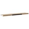 vidaXL Pl&aacute;vaj&uacute;ce n&aacute;stenn&eacute; police 4 ks dub a biele 120x23,5x3,8 cm MDF
