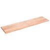 vidaXL Stolov&aacute; doska bledohned&aacute; 200x50x(2-4) cm o&scaron;etren&yacute; mas&iacute;vny dub