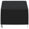 vidaXL Obal na z&aacute;hradn&uacute; stoličku, čierny 90x90x50/75 cm, 420D oxford