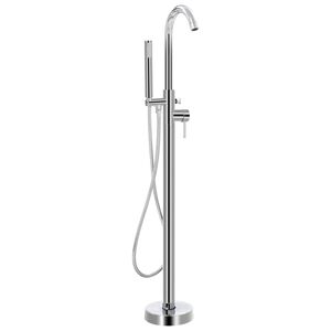 vidaXL Voľne stojaca vaňov&aacute; bat&eacute;ria 118,5 cm nehrdzavej&uacute;ca oceľ