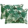 vidaXL Podložka 2 ks HOUTEN Vzor s listami 40 x 60 cm Polyester