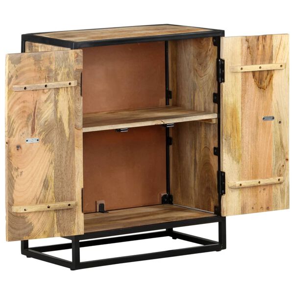 vidaXL Ručne vyrezávaná komoda 60x35x75 cm masívne mangovníkové drevo