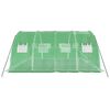 vidaXL Fóliovník s oceľovým rámom zelený 16 m² 4x4x2 m