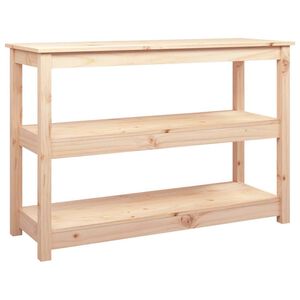 vidaXL Konzolov&yacute; stol&iacute;k 110x40x74 cm mas&iacute;vne borovicov&eacute; drevo