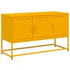 vidaXL TV skrinka horčicovožlt&aacute; 100,5x39x60,5 cm oceľ