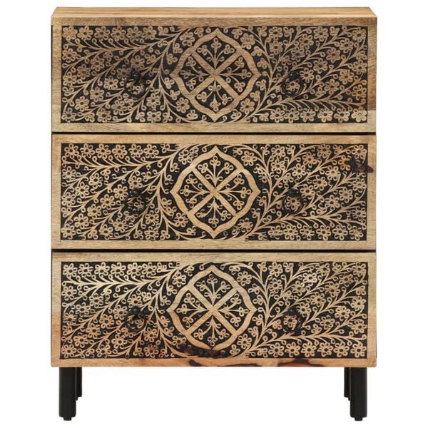 vidaXL Bočné skrinky 2 ks 60x33x75 cm masívne mangovníkové drevo