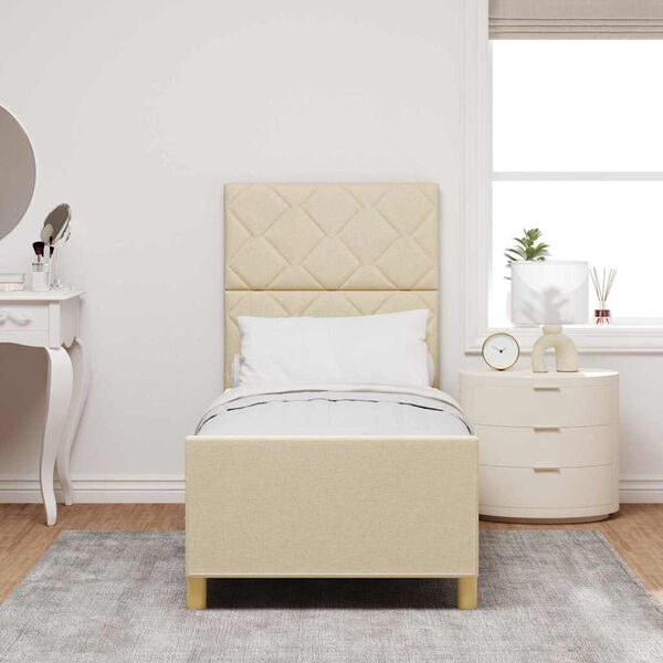 vidaXL R&aacute;m postele s čelnou doskou Kr&eacute;mov&aacute; 80 x 200 cm l&aacute;tka