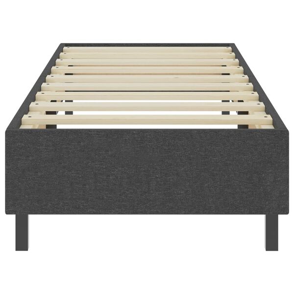 vidaXL R&aacute;m na boxspring posteľ, siv&yacute;, l&aacute;tka 100x200 cm