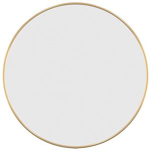 vidaXL N&aacute;stenn&eacute; zrkadlo zlat&eacute; &Oslash; 50 cm okr&uacute;hle