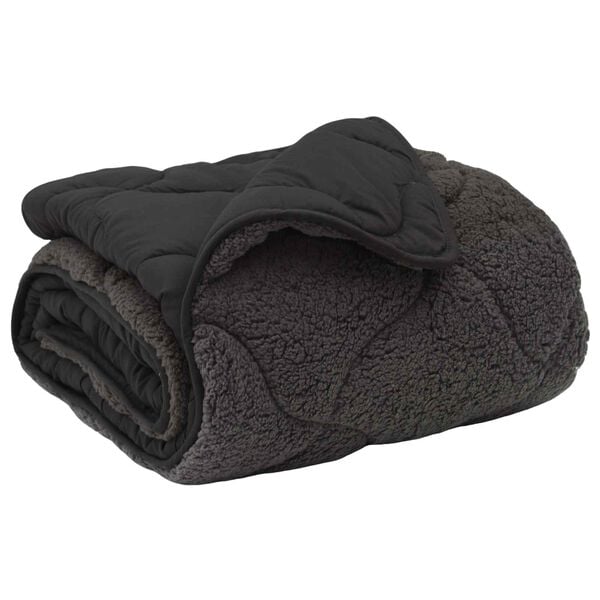 vidaXL Prikr&yacute;vka na cel&yacute; rok &Scaron;nurovan&yacute; Antracit 220 x 240 cm