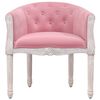 vidaXL Jed&aacute;lensk&aacute; stolička ružov&aacute; zamatov&aacute;