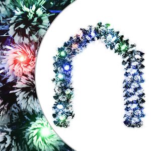 vidaXL Vianočn&aacute; girlanda 200 cm 16 LED Viac farieb PET