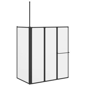 vidaXL Sprchov&aacute; z&aacute;stena Biela 120 x 70 x 137 cm Hlin&iacute;k