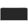 vidaXL Z&aacute;hradn&eacute; kvetin&aacute;če 2 n&aacute;doby 2 ks čierne 90x20x40 cm polyratan