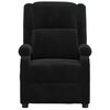 vidaXL Elektrick&eacute; skl&aacute;pacie kreslo, čierne, zamat