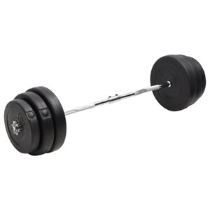 vidaXL Obojručn&aacute; činka so z&aacute;važiami 90 kg
