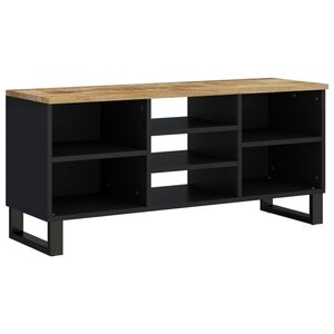 vidaXL TV skrinka 100x33x46 cm mas&iacute;vny mangovn&iacute;k a spracovan&eacute; drevo