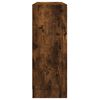 vidaXL Komoda dymový dub 91x28x75 cm kompozitné drevo